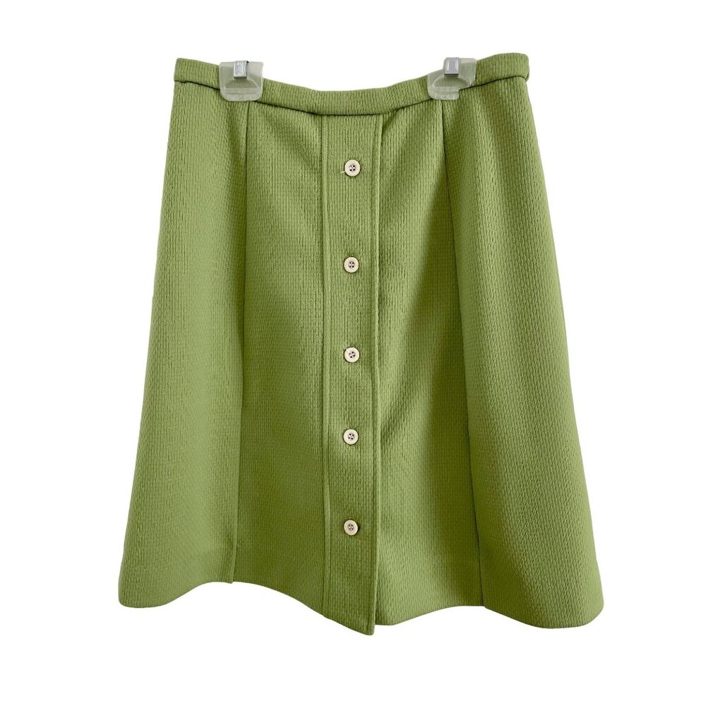 Vintage 80s/90s Women's Catalina Skirt/Skorts Green Size 11/12 Retro